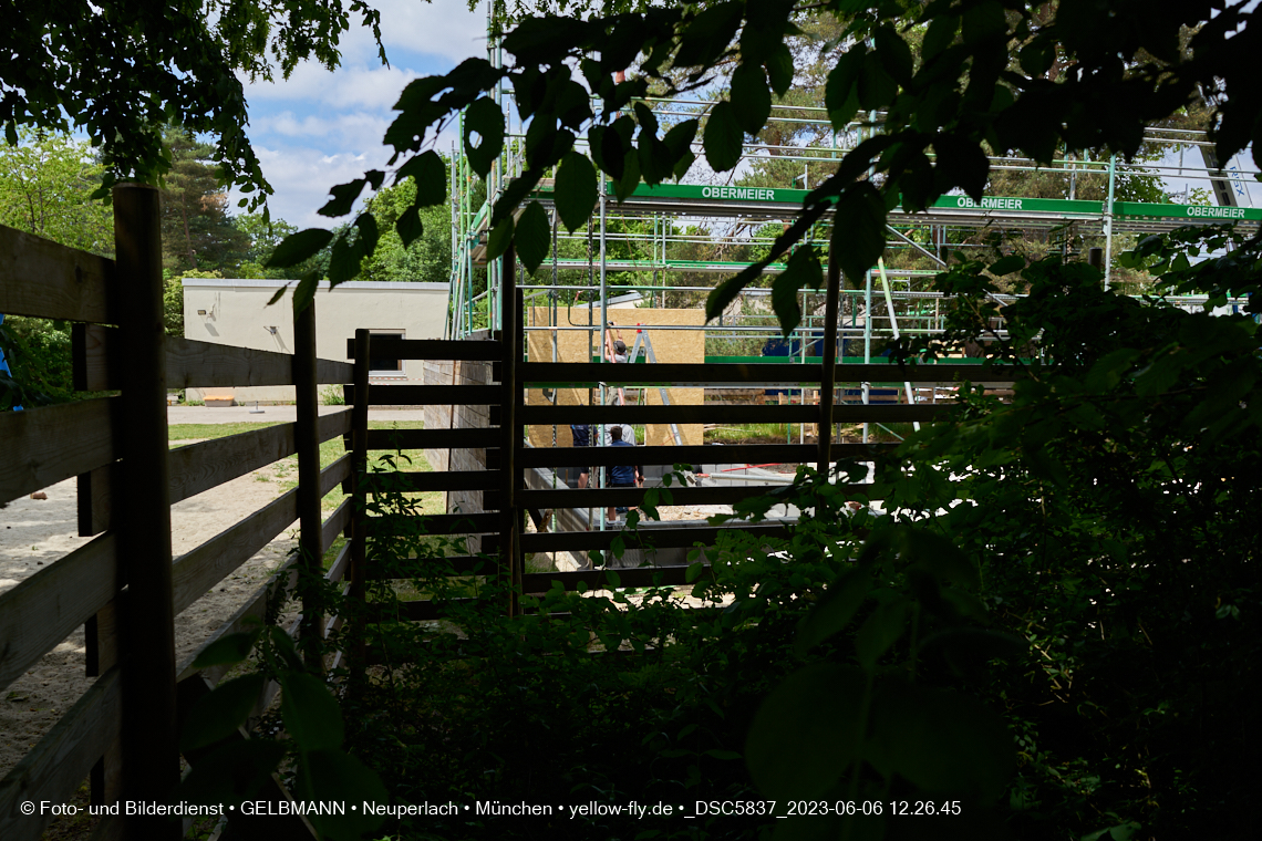06.06.2023 - Neue Wände für das Haus für Kinder in Neuperlach in München